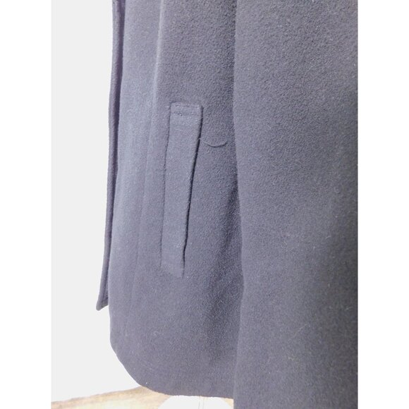 Valerie Stevens Black Double-Breasted Peacoat 3X - Plus Size Winter - Excellent - Picture 4 of 12